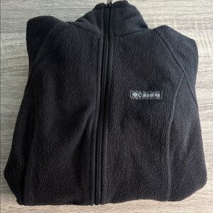 Columbia Black Full-Zip Fleece Jacket